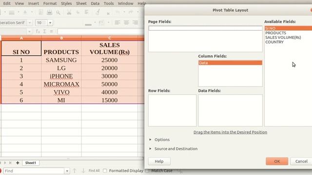 PR 7 CALC Pivot Table - Computerised Accounting Practical - Libre office Calc смотреть онлайн