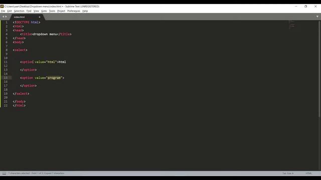 How to create Droopdown menu смотреть онлайн