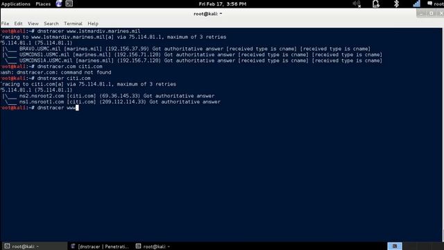DNSTracer - Determine the Primary DNS Server for a Domain Name [Kali Linux] смотреть онлайн