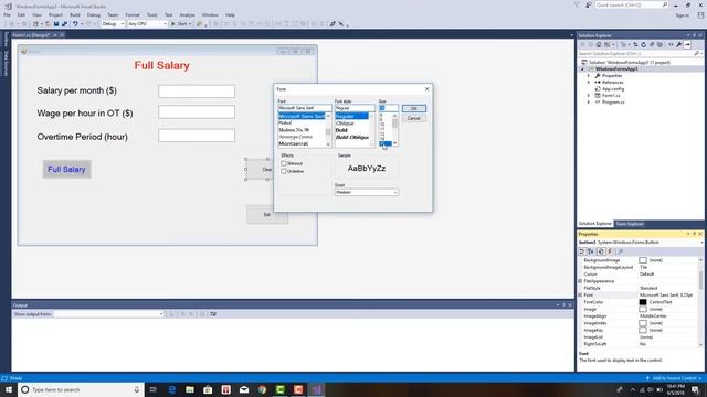How to create a Salary Calculating Form ( C# ) смотреть онлайн