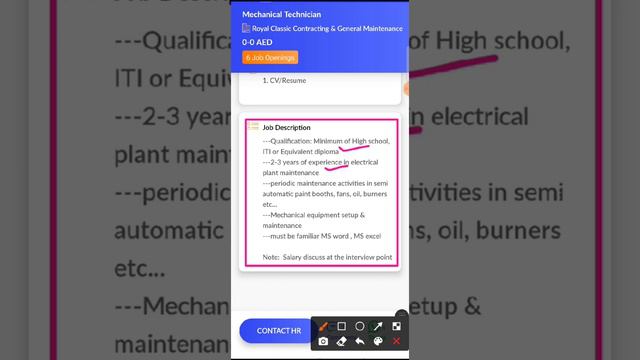 JOB IN UAE/ Role: Mechanical Technician/Company: Royal Classic Contracting & General Maintenance смотреть онлайн