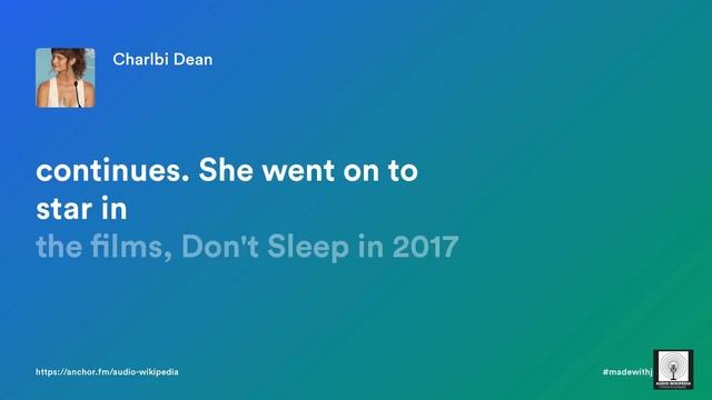 Charlbi Dean wiki | Audio Wikipedia смотреть онлайн
