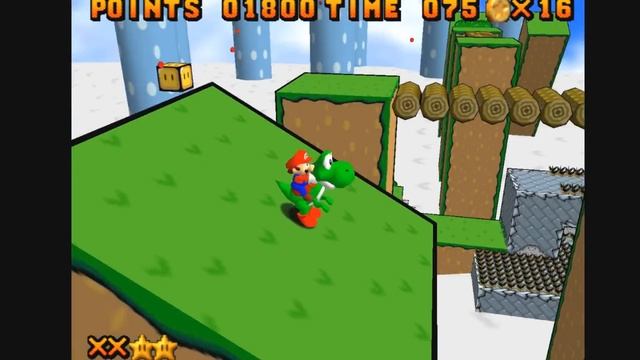 Mario World in Mario 64 (Super Mario 64 Land Preview) смотреть онлайн