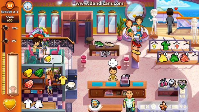 Прохождение игры Delicious Emilys Honeymoon Cruise#9(бутик) смотреть онлайн