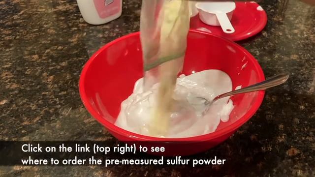 How to make 10% sulfur lotion…it's easy! смотреть онлайн