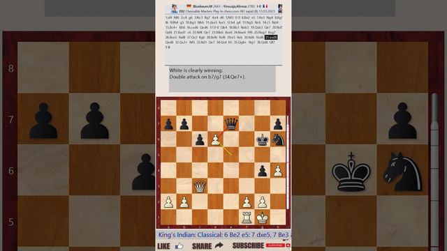 Chessable Masters Play-In - Round 8 || Matthias Bluebaum vs Aireza Firouzja - March 13, 2023 смотреть онлайн