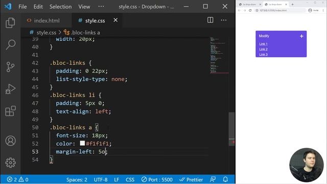 Dropdown Button Tutorial смотреть онлайн