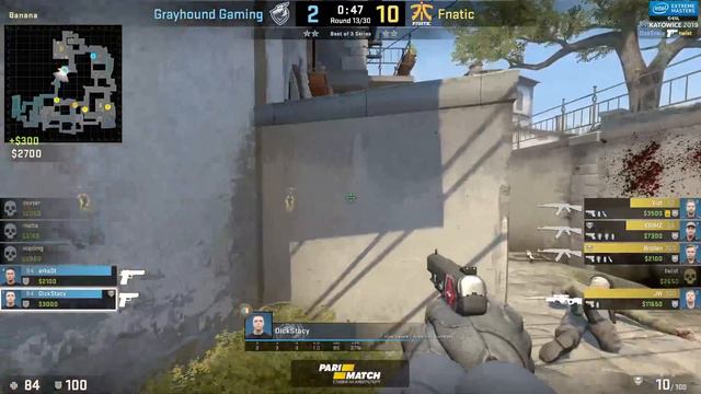 fnatic vs Grayhound - IEM Season XIII - Katowice Major 2019 - map1 - de_inferno [Pchelkin & Smile] смотреть онлайн