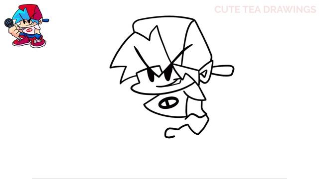 How To Draw Friday Night Funkin Boyfriend | FNF BF | Easy Step By Step Drawing Tutorial смотреть онлайн