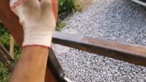 Ворота распашные из профильной трубы. Варим каркас.