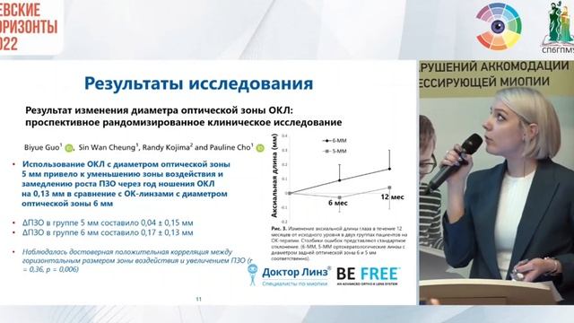 Новая система BE FREE в практике ортокератолога. Лосева С.В. 22.04.2022 смотреть онлайн