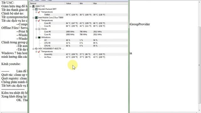 Kiểm tra nhiệt độ máy tính bằng HW monitor смотреть онлайн