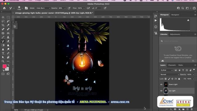 Photoshop tutorial - Công cụ color burn và ứng dụng смотреть онлайн