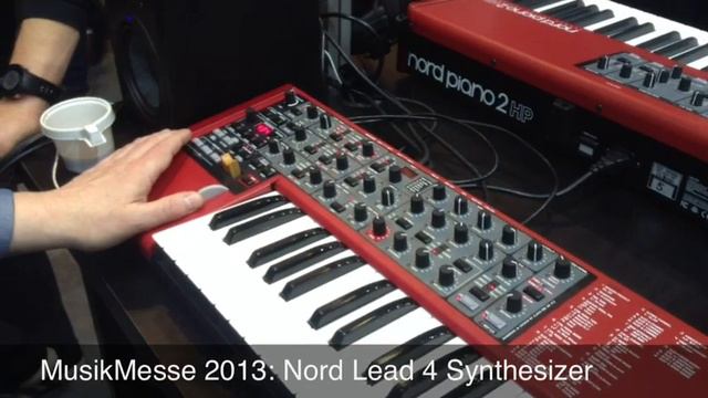Musikmesse 2013: Nord Lead 4 Synthesizer смотреть онлайн