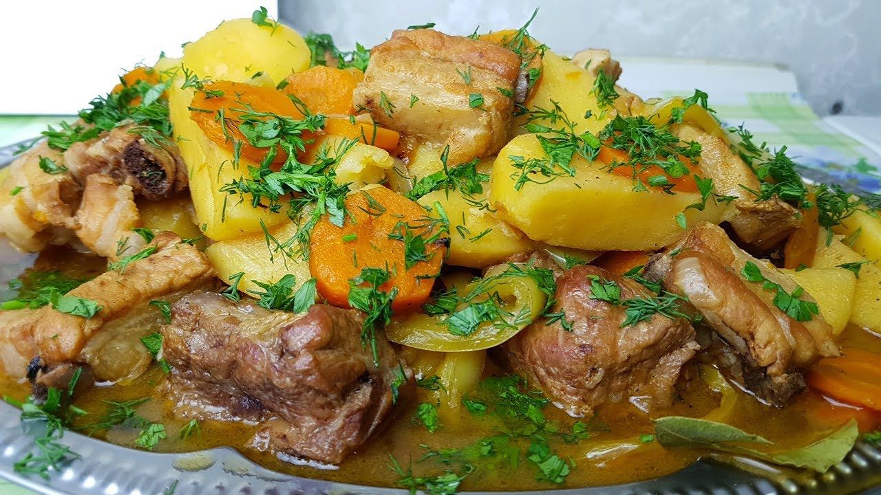 Мясо с картошкой цыганка готовит. Жаркое. Gipsy cuisine. смотреть онлайн