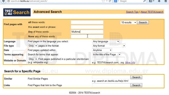 Search for the keywords Multimedia and Education using the advanced search option. Set the... смотреть онлайн