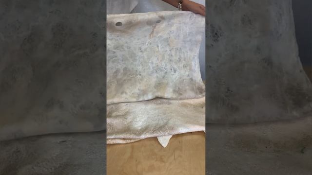 Палантин валяный на шелке. Каллы #fashion #style смотреть онлайн