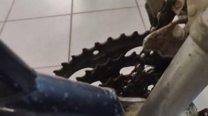 Ремонт горного велосипеда. из скоростного в 1-скоростной.