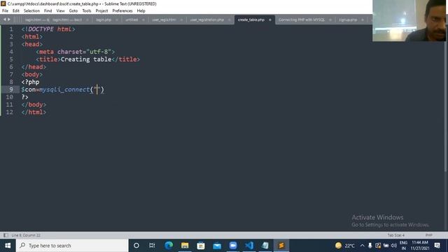 PHP WORKSHOP(STEPS FOR CONNECTING PHP WITH MYSQL)FOR BSCIT 2ND YEAR,PPU,27-11-21 смотреть онлайн
