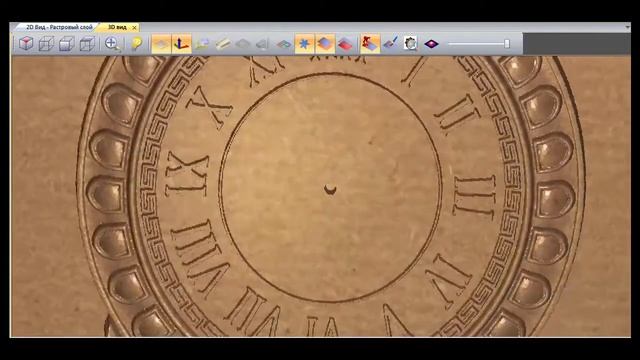 Демонстрация 3D модели настенных часов 1027 смотреть онлайн