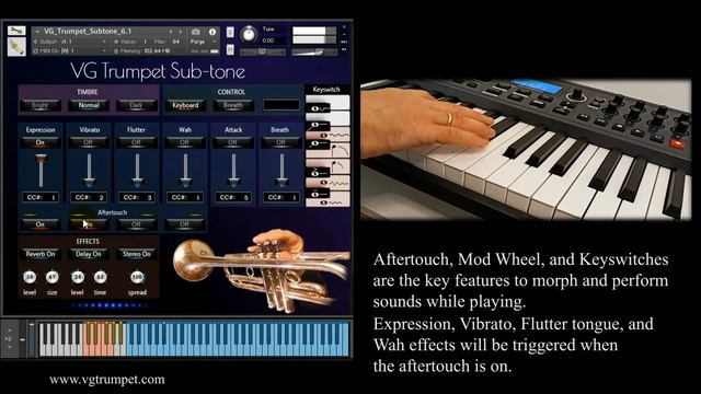 Trumpet sub-tone sample library for Native Instruments Kontakt. Vst plugin. смотреть онлайн