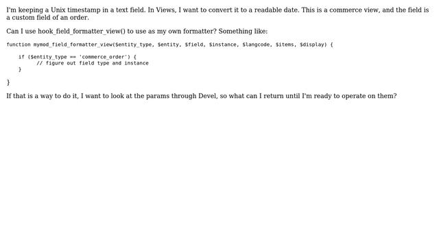 Drupal: How to convert a unix timestamp field in views? смотреть онлайн