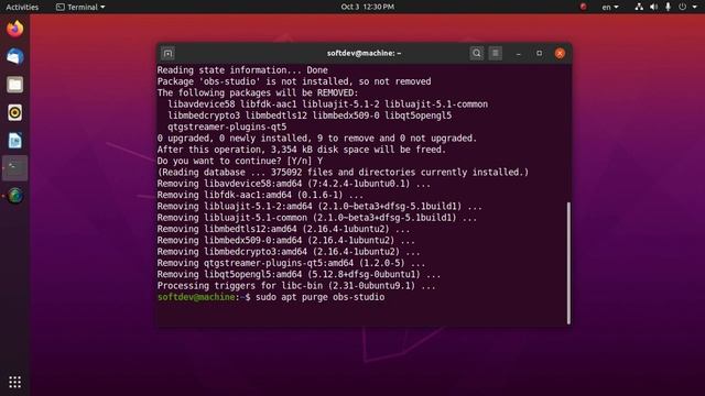 How to uninstall obs-studio completely from Ubuntu or Linux смотреть онлайн