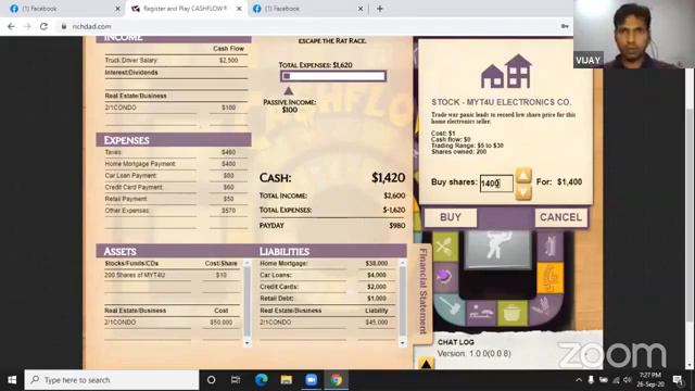 Cashflow Classic Game (26 09 2020) смотреть онлайн