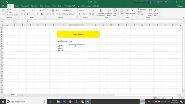 Generate Auto Bar code from Excel смотреть онлайн