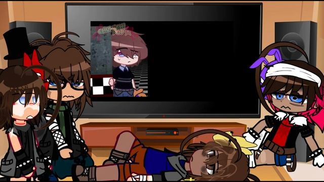 FNAF 4 tormenters react to CC _ FNAF _ Final part - Gacha Club - Comment dares for my Afton's below смотреть онлайн