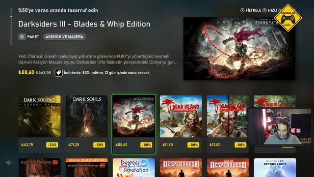 BLACK FRIDAY XBOX STORE İNDİRİMLERİ %50 KARA CUMA İNDİRİMLERİ (Xbox Series X/S)