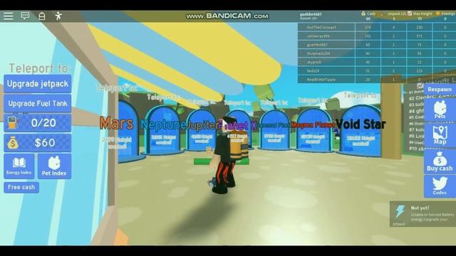 ИГРОВОЙ ЮТУБЕР ВЕРНУЛСЯ !ИГРА ROBLOX РЕЖИМ JETPACK SIMULATOR смотреть онлайн