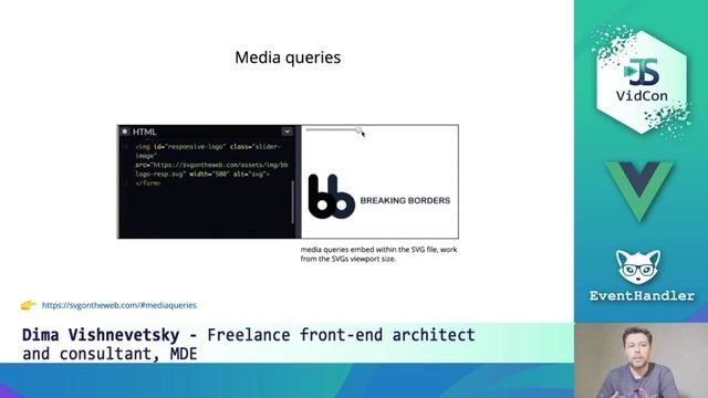 Scalable Vue Graphics for modern web - Dima Vishnevetsky - JS VidCon смотреть онлайн