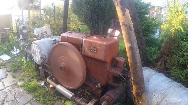 Дизель-генератор на базе дизеля Т-62-1. Своими руками. Deutz MAH711 Standmotor Stationärmotor. смотреть онлайн