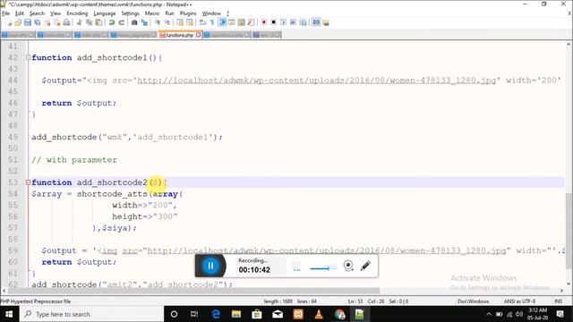 How to create shortcode in wordpress | custom shortcode with parameter| Wordpress Shortcode | Hind смотреть онлайн