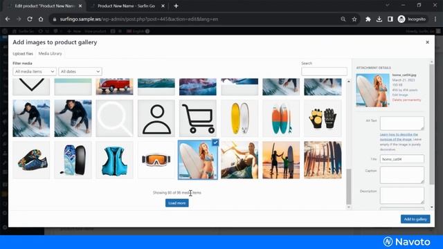 How to add product gallery in wordpress | wordpress tutorial | navoto ecommerce #wordpress #navoto смотреть онлайн