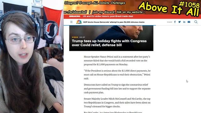 Republicans Foolishly Attempt To Block $2000 Stimulus (Relief) Checks смотреть онлайн
