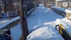 КАК трактор Т-40 АМ на расчистке снега?