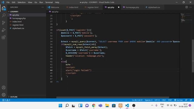 Simple Login and Registration Page using PHP & MySql . LOGIN AND REGISTRATION PAGE - PART 4 смотреть онлайн
