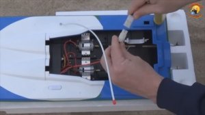 Большой катер на радиоуправлении boat RC