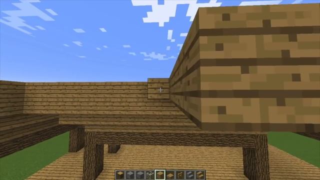 Minecraft - How to build a wooden house 3 смотреть онлайн