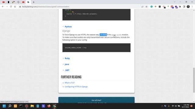 Practical Web Application Security - Part 23 - Unencrypted Communication Defenses [Hacksplaining] смотреть онлайн