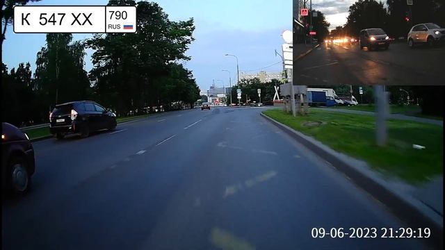 Неадекват на матизе, не знает ПДД!