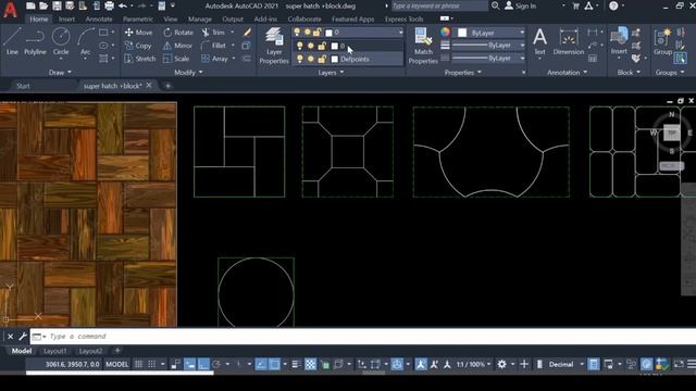 Autocad 2DTutorial Tamil : Chapter 9 SUPER HATCH BLOCK(Full in-depth Class) beginner to expert смотреть онлайн