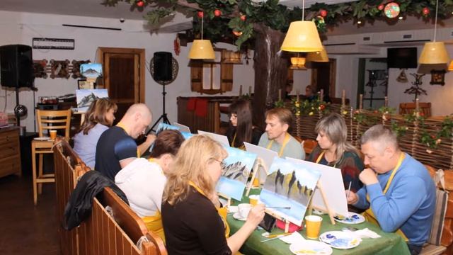 Арт-вечеринка с компанией Artideaparty в Екатеринбурге Горы смотреть онлайн