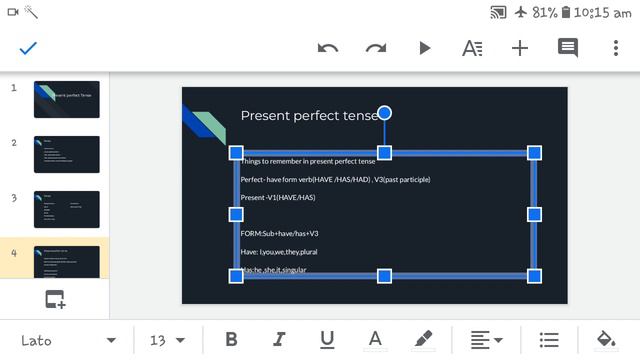 AVMHSS - Grade 8 English - present perfect tense смотреть онлайн