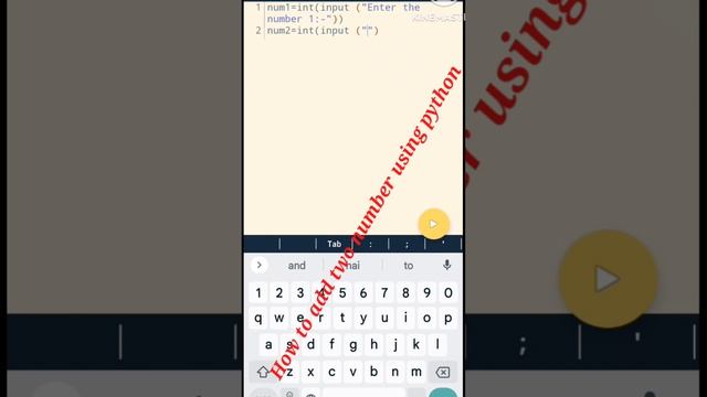 How to add two number using python ??#coding #video смотреть онлайн