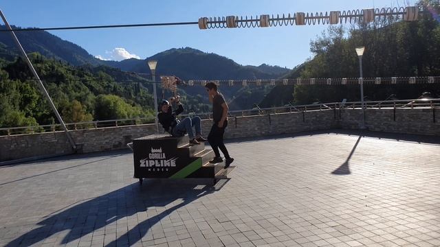 Gorilla zipline Medeu, спуск Амирхана смотреть онлайн
