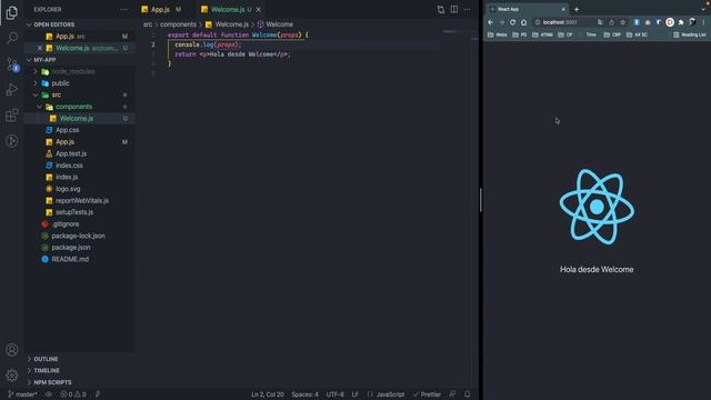 Curso de React JS desde Cero #7 - Props смотреть онлайн