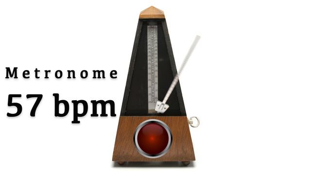 Metronome 57 bpm 🎼 смотреть онлайн